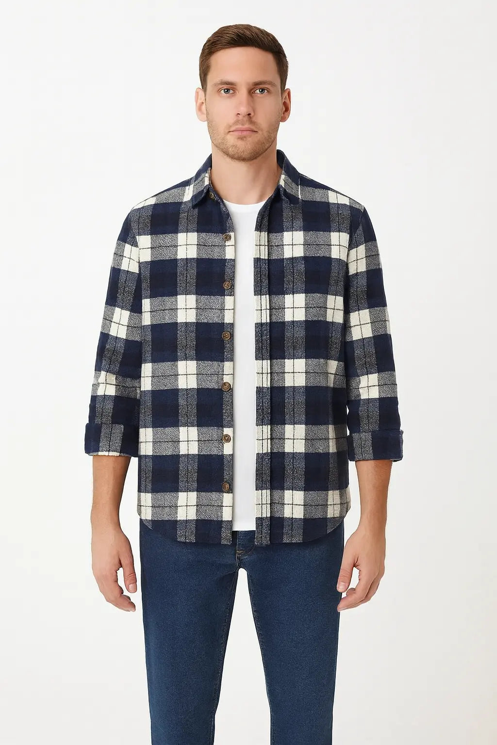 Avluda Modern Oduncu Gömlek X #YENİSEZON